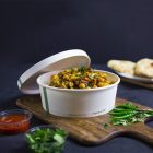 185-Series, PLA-Lined Paper Lid with vents