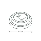 72-Series CPLA hot cup lid
