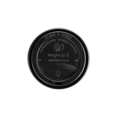 89-Series CPLA hot cup lid, black