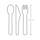 6.5in wooden fork
