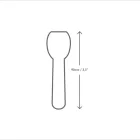 6.5in wooden fork
