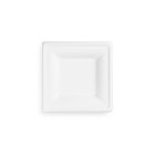 Lebomló cukornád tányér, négyszögletes, 15 cm | 50 db/csomag