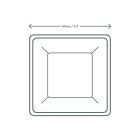 Lebomló cukornád tányér, négyszögletes, 15 cm | 50 db/csomag