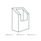 Környezetbarát tortilla doboz