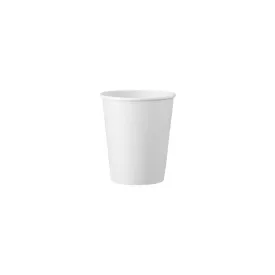 Papírpohár, 250 ml, PE bevonattal, fehér | 50 db/csomag